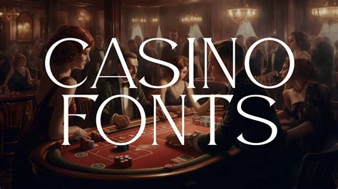 casino night font.